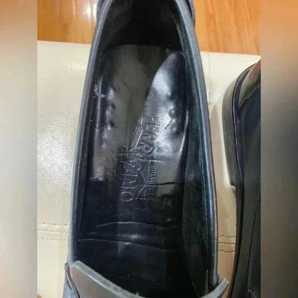 Ferragamo Mens Loafers Sz 7.5 - Picture 4 of 9